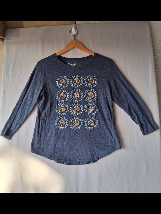Lucky Brand Tops - Ladies Lucky Brand Long Sleeve Lightweight Casual T-shirt : Blue: Size Medium